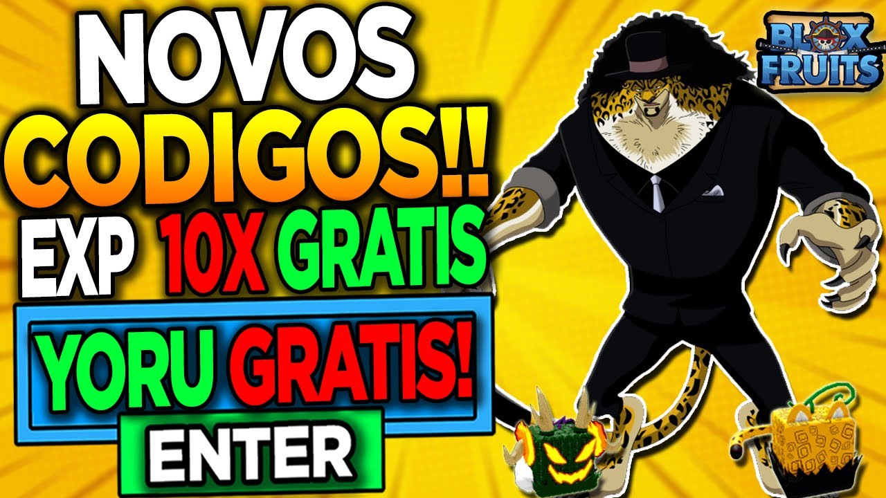 TODOS NOVOS 20 CODIGOS *OUTUBRO* YORU e $908,999,3 GRATIS no BLOX FRUITS