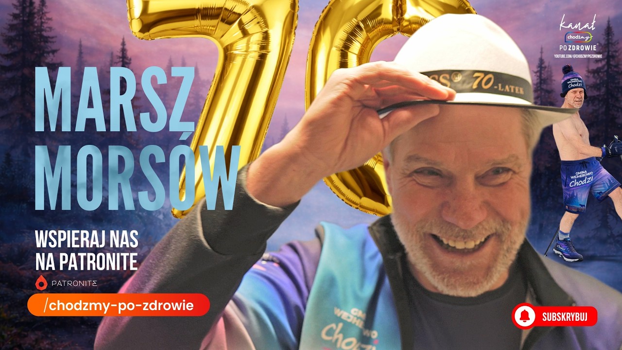 ❄️ 5 KM W ŚNIEGU W SPODENKACH?! Tak Marian Świętuje 70 Urodziny!