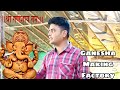 Ganesha Making Factory- #laturpattern Ajay Maske Patil sir visited to factory. goddess of Study..!