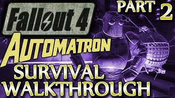 Ⓦ Fallout 4 Automatron DLC Walkthrough ▪ Part 2: Headhunting, Fort Hagen Satellite Array [SURVIVAL]