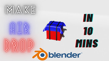 BLENDER TUTORIAL : Make Pubg Air Drop In 10 Minutes || shiva