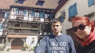 Typisch Dorf: Eguisheim, Frankreich / Эгисхайм