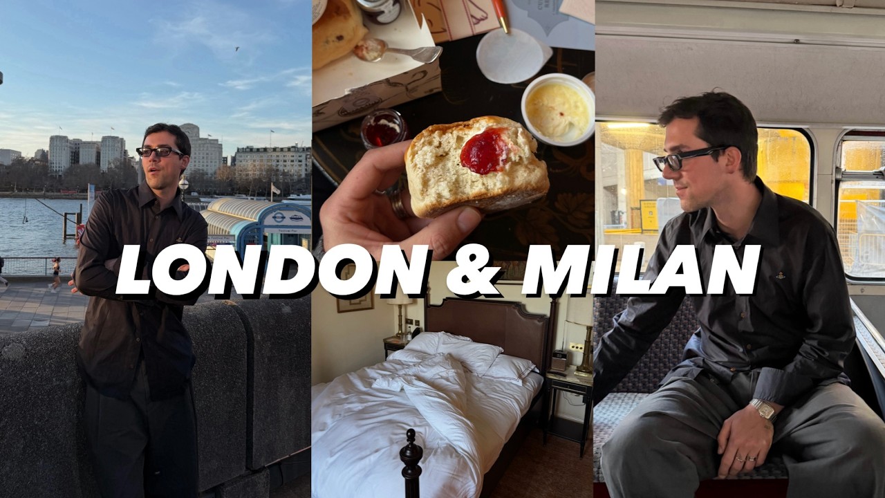 travel with me to London & Milan⎪Jannik Stutzenberger