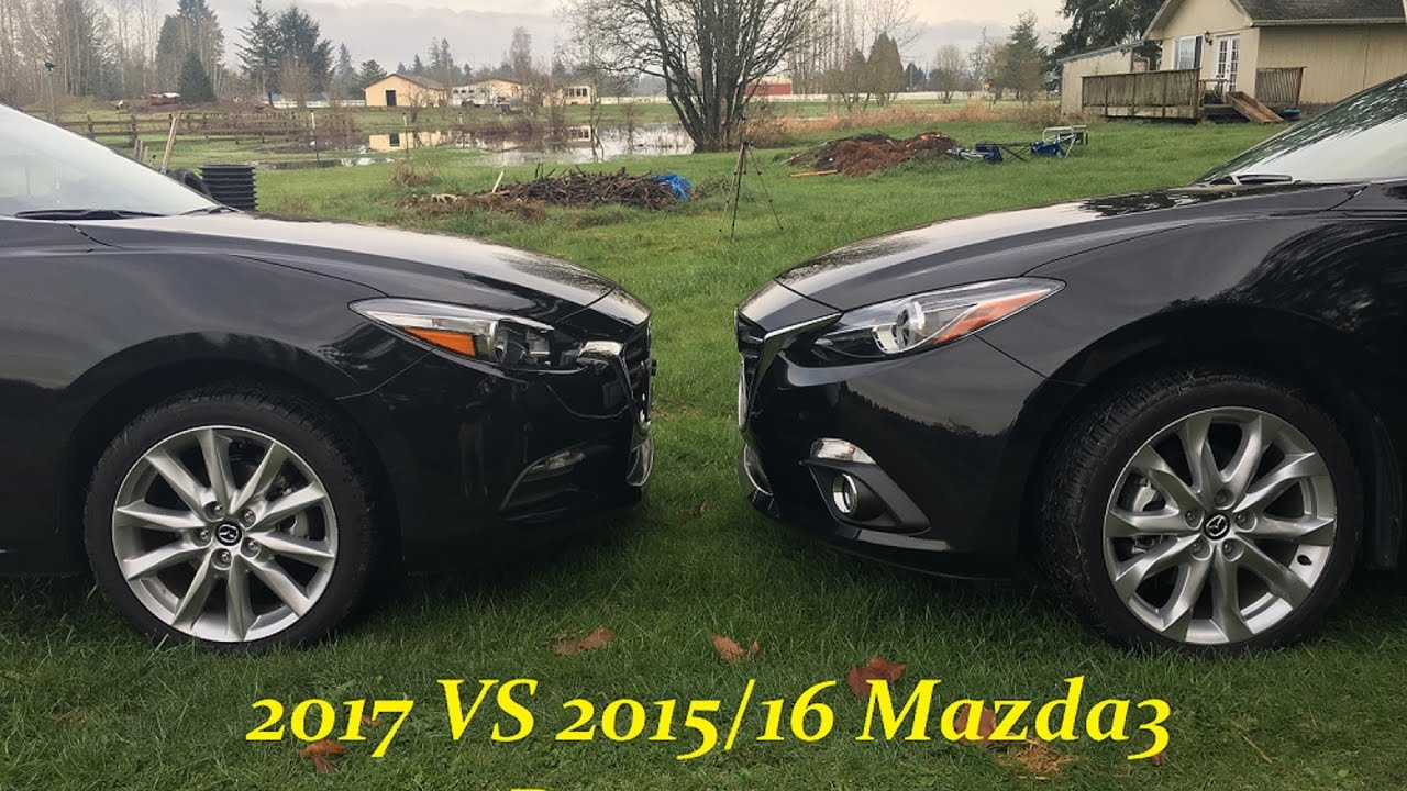 2017 Vs 2015 16 Mazda3 Comparison Review Interior And Exterior