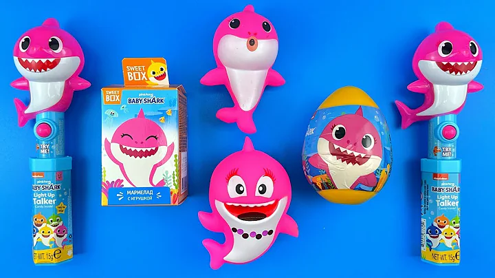 *NEW*🤩Funny Candy ASMR | Satisfying BABY SHARK Video | Softdrink Surprise Egg Sweets & Toys unboxing