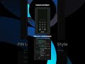 PIN Lock Android Style📱 | HTML CSS and JavaScript #shorts