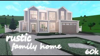 rustic roleplay family home│speedbuild│bloxburg