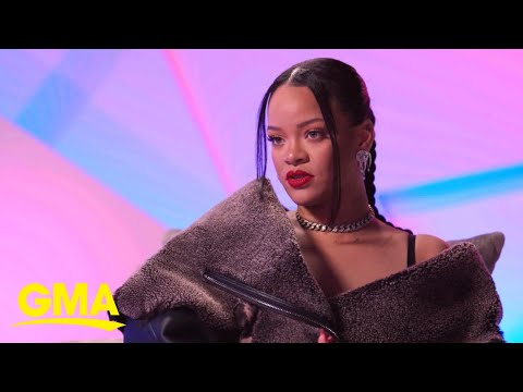 Rihanna talks about her return to the stage for Super Bowl halftime show l GMA