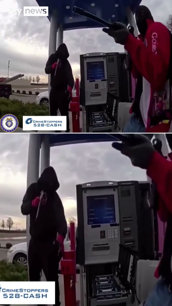 Armed suspects rob ATM