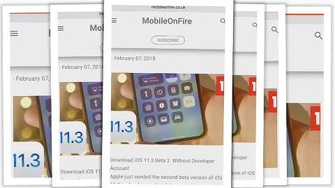 Download iOS 11.3 Beta 2 Without Developer Account.