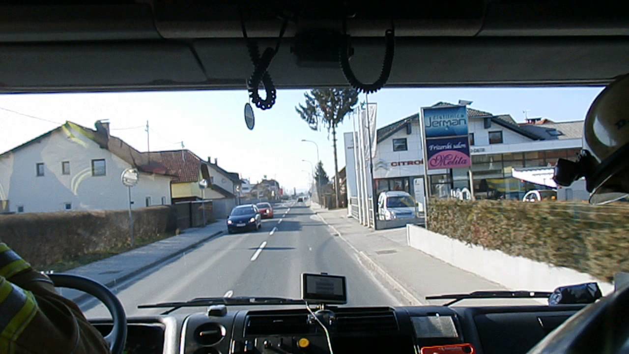 Gasilci Pgd Topole - Vožnja na intervencijo v Loko pri Mengšu