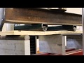 Failure in Shear of plywood (5 point test) Failure in Shear of plywood (5 point test)