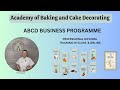 Abcd business programme for cake entrepreneurs