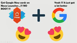 Google Now cards on "Nova Launcher" No root needed... screenshot 3