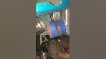 Test fitting the intake pipe on my on3 turbo kit 94 #mustang #ford #fordmustang #sn95 #ford302 #sbf