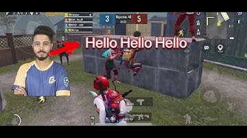 GodL Smokie in matchmaking | TDM with Smokie | FUNNY REACTION by TEAMMATES | PUBG MOBILE