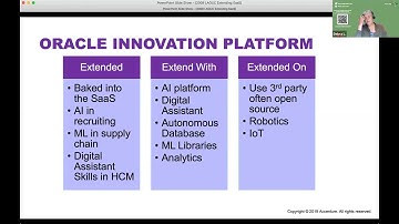 Debra Lilley   What can you do to extend Oracle SaaS
