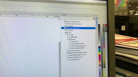 Paleta de colores Corel Draw