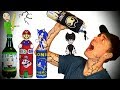 DO NOT DRINK BENDY 😈 Baldi + Mario + Sonic - DIY Drink Cans & Coloring Page