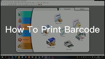How To Print Barcode From SQL 如何打印条码 | SQL Accounting