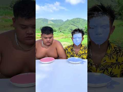 Hai anh em chơi khăm lẫn nhau, màu nước vuinhộn #shorts 🤪🤪🤪🤪 #7679