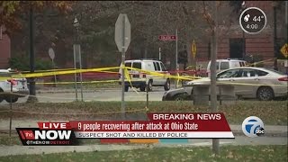 Nine people injured after attack at Ohio State University