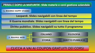 RISORSE MATURITA' - 25 Videocorsi low cost in descrizione screenshot 4