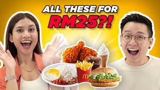 Eating McD With ONLY RM25 For a Day?!