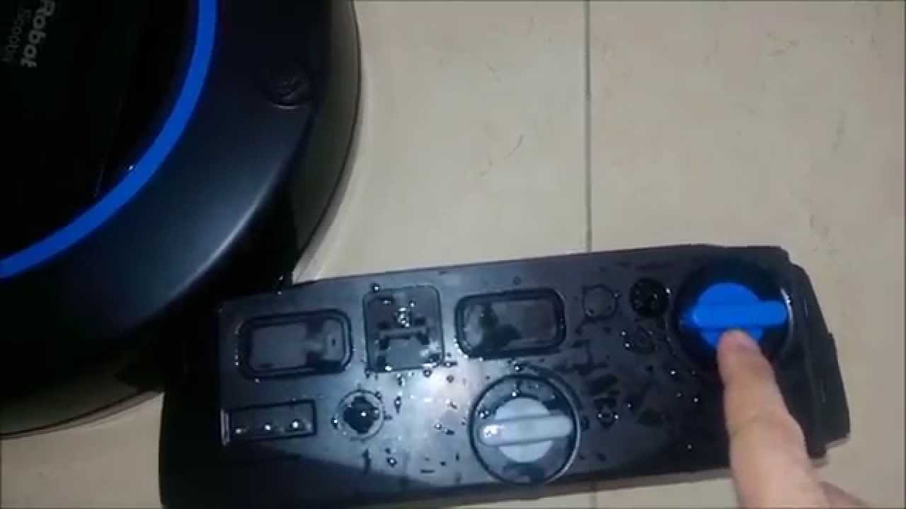 IRobot Scooba 450 water tank YouTube