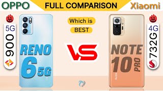 Oppo Reno 6 5G vs Xiaomi Redmi Note 10 pro Full Comparison Which is Best