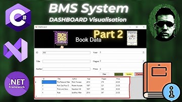 C# WinForms Book Management System: Part 2 - Dashboard & Data Grid View