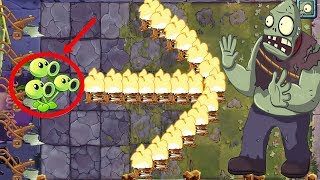 Plants Vs Zombies 2 Battlez: Threepeater Pvz 2 Vs Zomboss: Gameplay 2019
