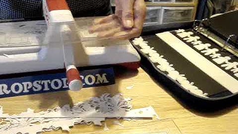 How to cut your QuicKutz Border Dies in a BigKick machine (Big Kick)