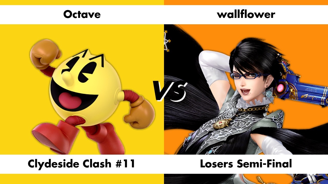 Octave (Pac-Man) vs wallflower (Bayonetta) - Clydeside Clash 11 Losers Semi-Final