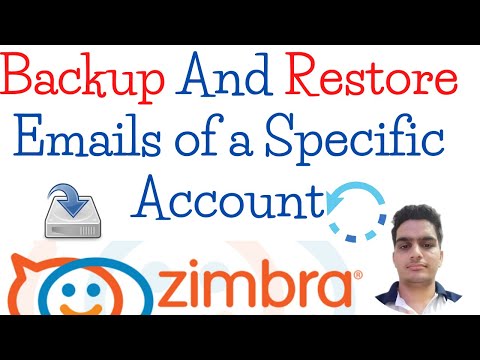 How To Backup And Restore Emails of a Specific Account on Zimbra | Zimbra Mailbox Backup And Restore