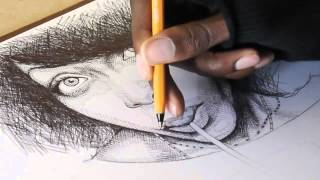 Video thumbnail of "ERYKAH BADU - Ballpoint Pen (Speed Drawing)"