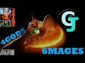 DOTA AUTO CHESS - 4GODS AND 6MAGES COMBO!