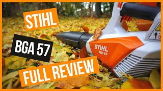 Stihl BGA 57 Cordless Leaf Blower Full Review