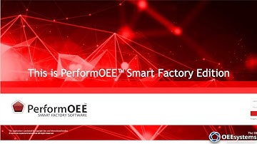 PerformOEE™ Smart Factory Edition
