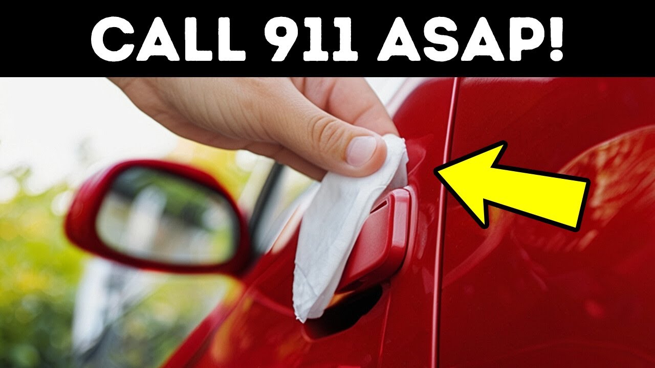 If You See a Napkin in Your Car Door Handle, Don't Touch It! YouTube
