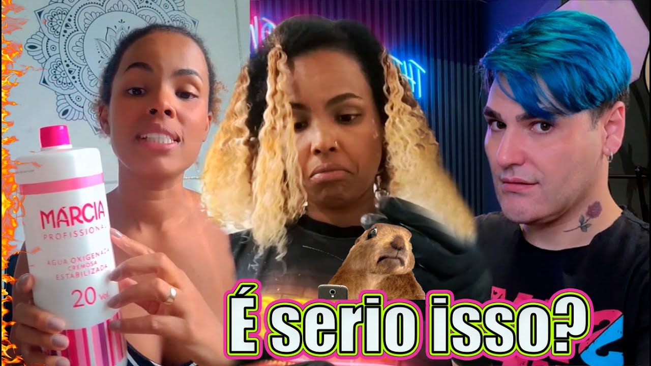 DESCOLORINDO  CABELO COM MÁRCIA