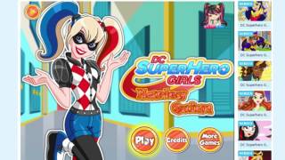 DC SUPER HERO GIRLS HARLEY QUINN DRESS UP GAME screenshot 5