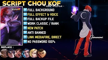 SCRIPT CHOU KOF NO PASSWORD | FULL EFFECT & VOICE - NEW PATCH!