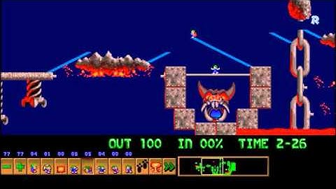 Custom Lemmings Level - Party time!