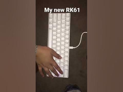 My new RK61 keyboard (red switches ) sound test - YouTube
