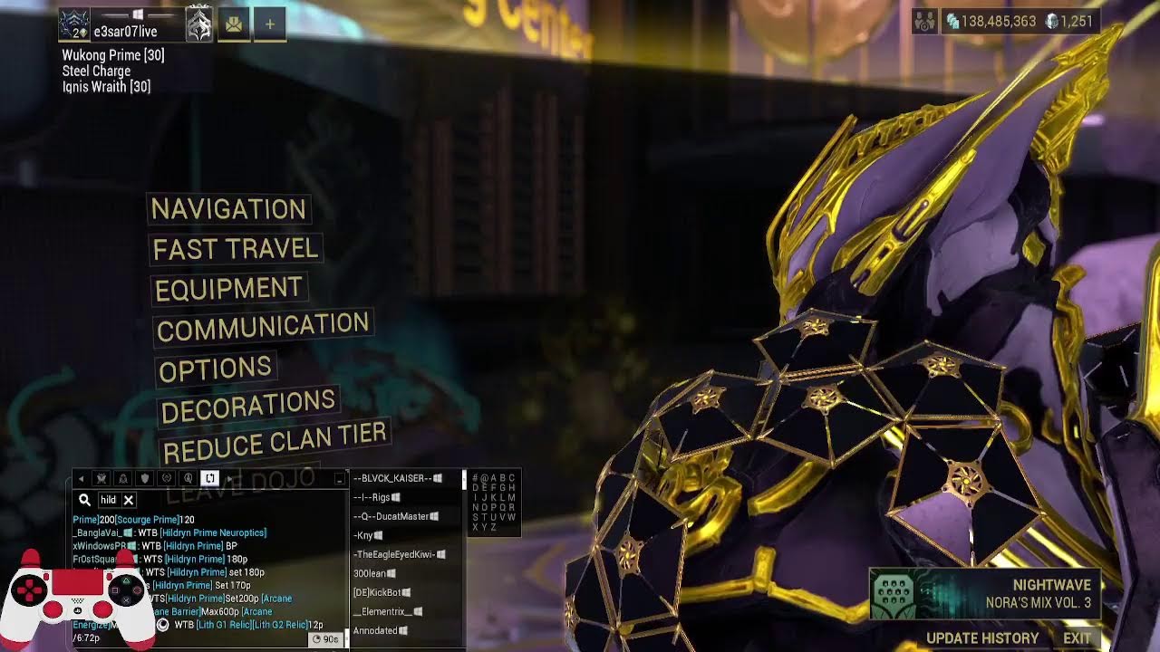 وارفريم تفريم هيلدرين برايم warframe hildryn prime farm