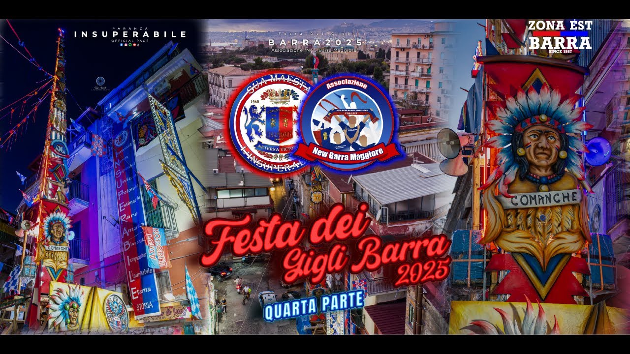 Sua Maestà L'Insuperabile - Festa dei gigli Barra 2025 DVD UFFICIALI pt. 4