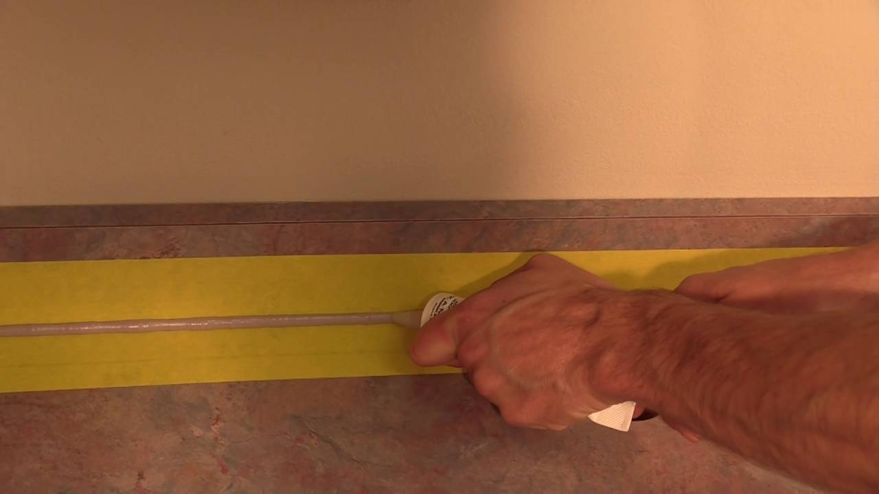 How To Caulk A Counter Top With Colorflex Youtube