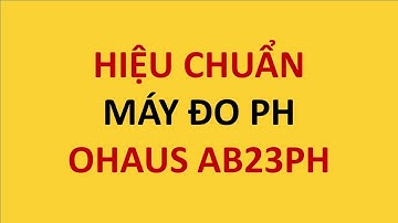 Ohaus PH meter AB23 Calibration