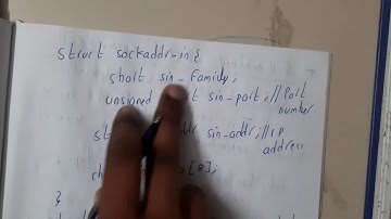 5.4 Socket Addresses